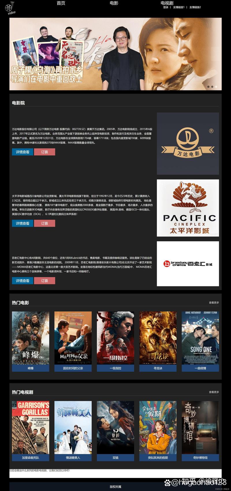 电影网站建设的目标