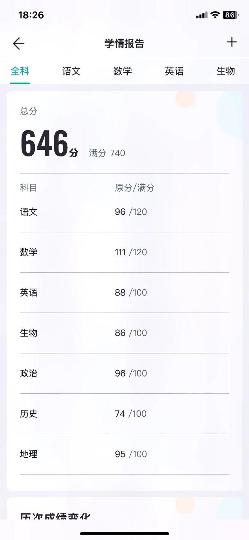 七大网络中成绩查询