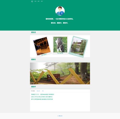 自己想建设一个网站