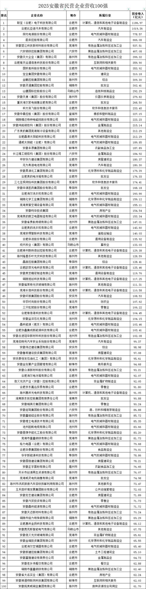 安徽合肥网络公司排行榜