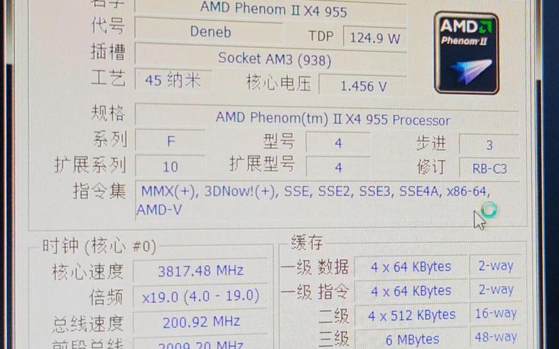 amd640cpu参数内存