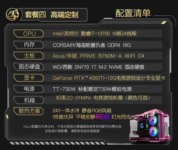 吃鸡电脑全套配置清单