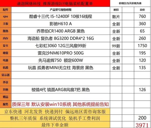 配置电脑价格查询器