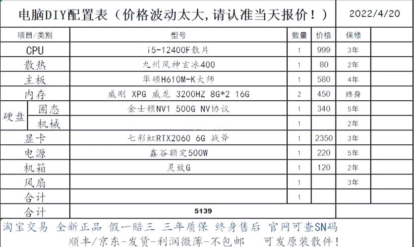 学生5千的电脑配置