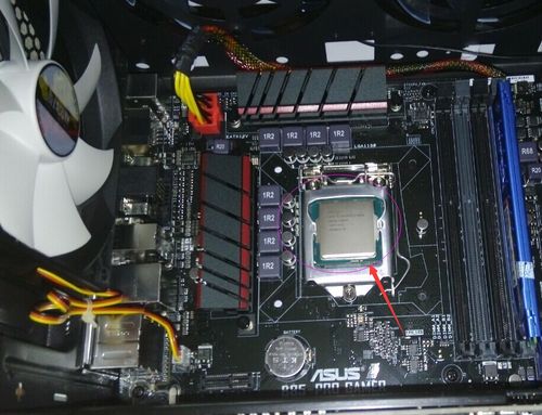 电脑机箱cpu 在哪里