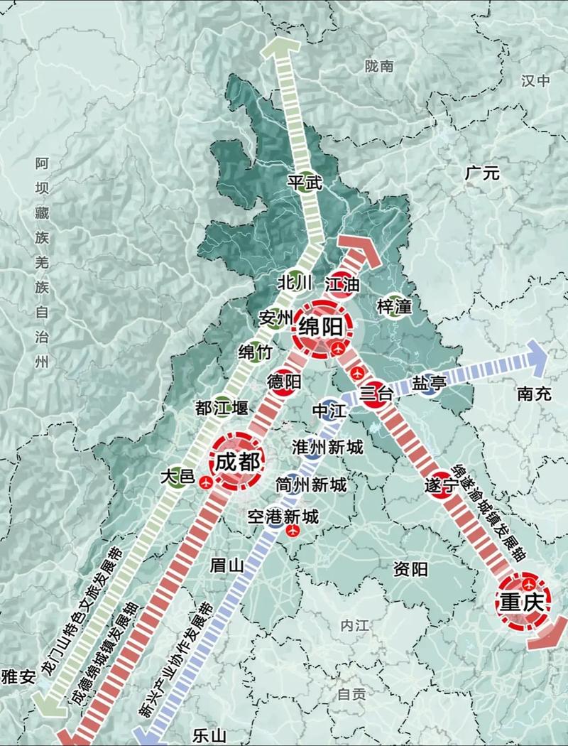 四川绵阳，这座城市的 digital 核心 圈域