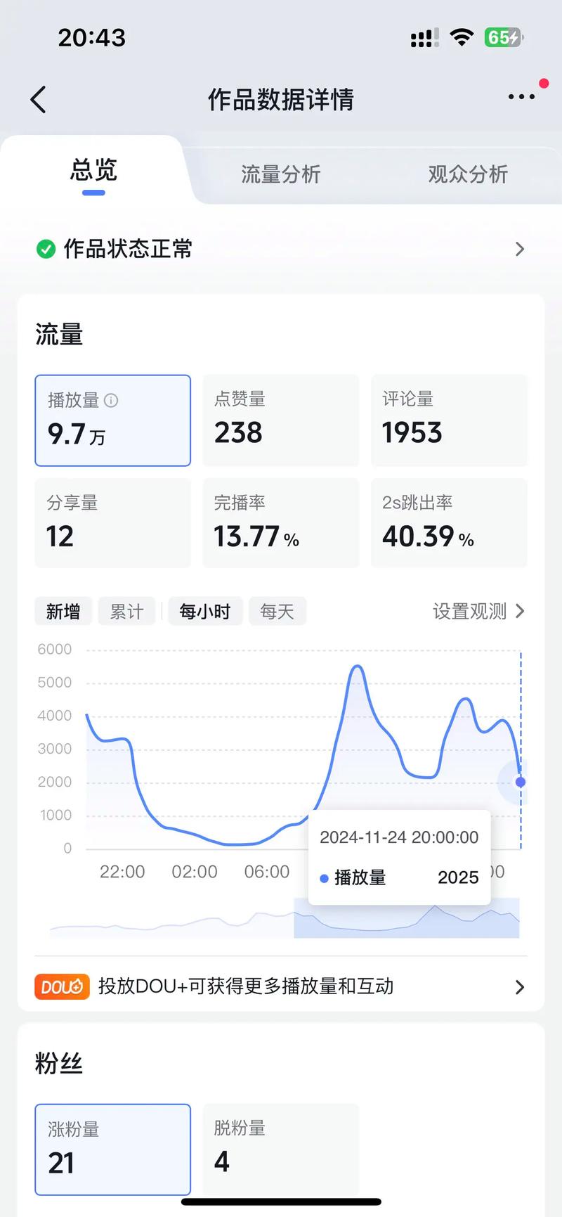 抖音赞在线，轻松获取播放量与 KS 值