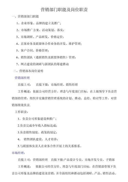 网络营销的职能与分类