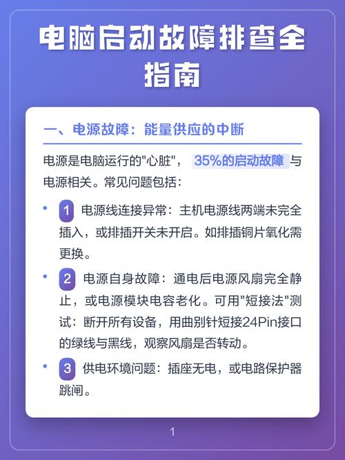 电脑故障排查指南