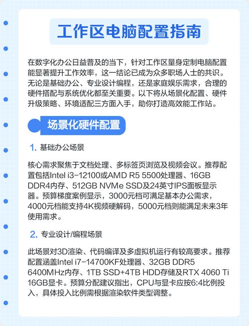 电脑配置指南，让你的电脑更高效，更舒适