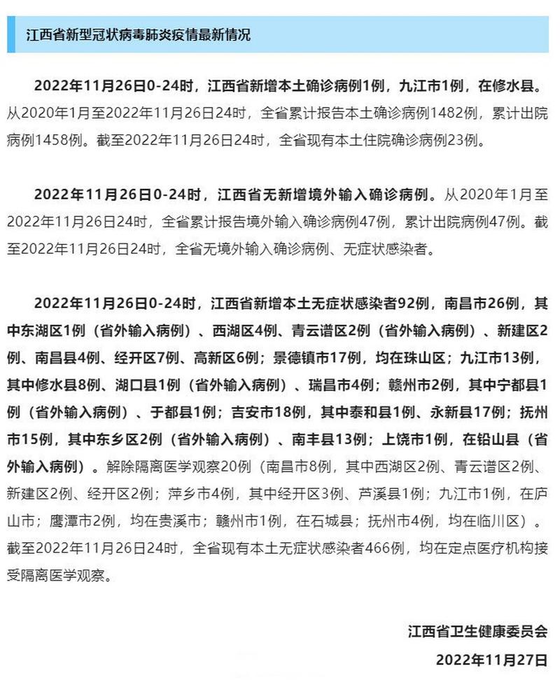 疫情!萍乡的这些最新信息，你都了解了吗？