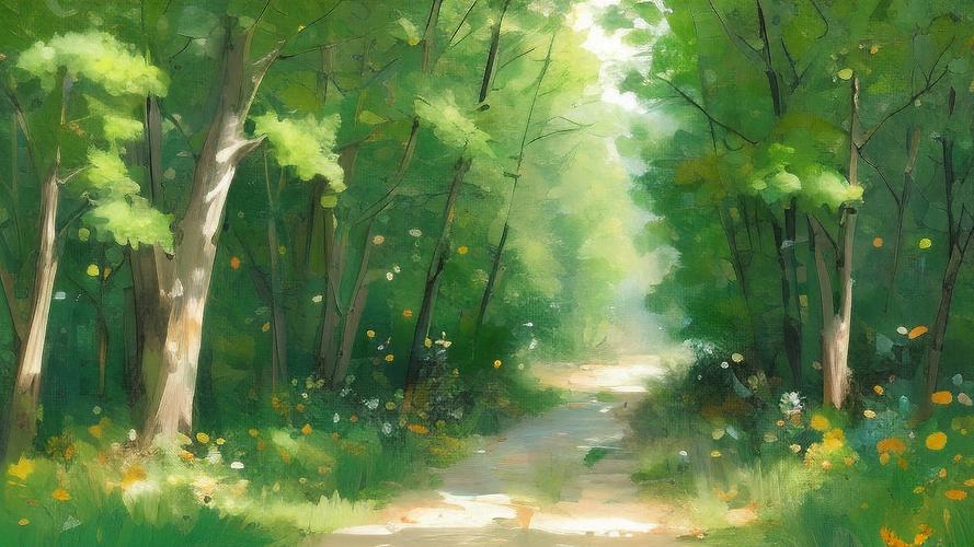 清新电脑壁纸，提升心情，保护眼睛的设置方式