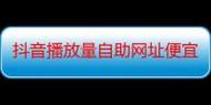 熊猫抖音自助下单平台，抖音代刷最低网站