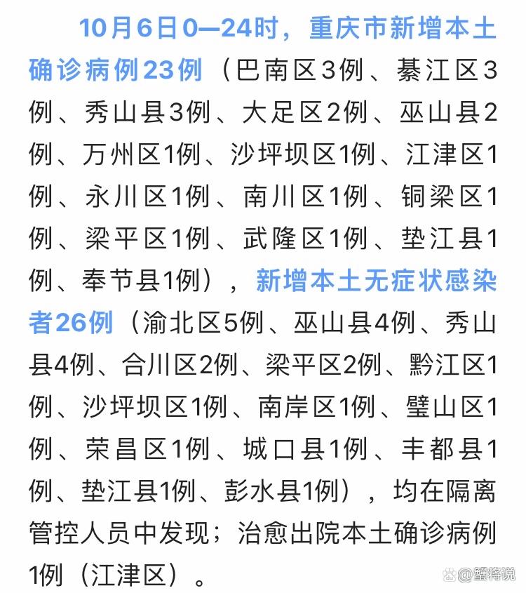 重庆铜梁区疫情最新消息