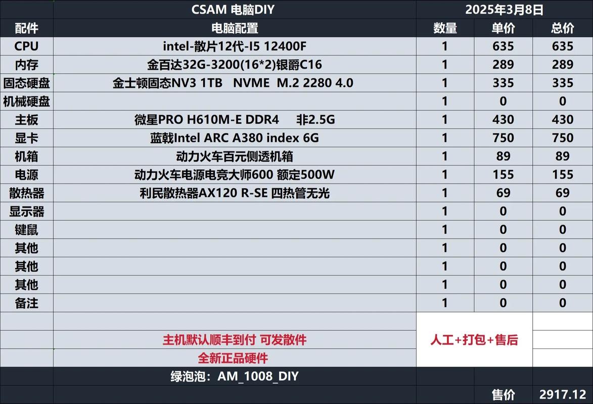 DIY电脑配置指南，让电脑完美运行