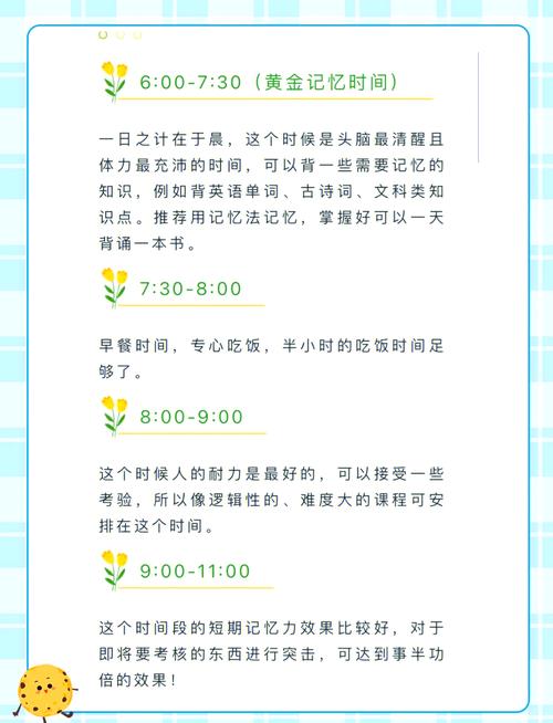 一、课程规划,高效学习的黄金时间点