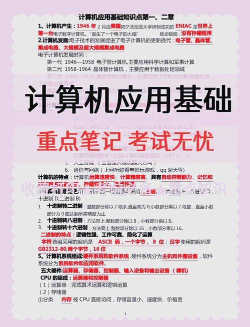 电脑基础知识全解析