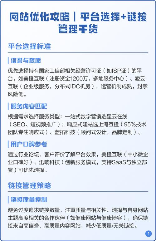 网站建站备案优化指南