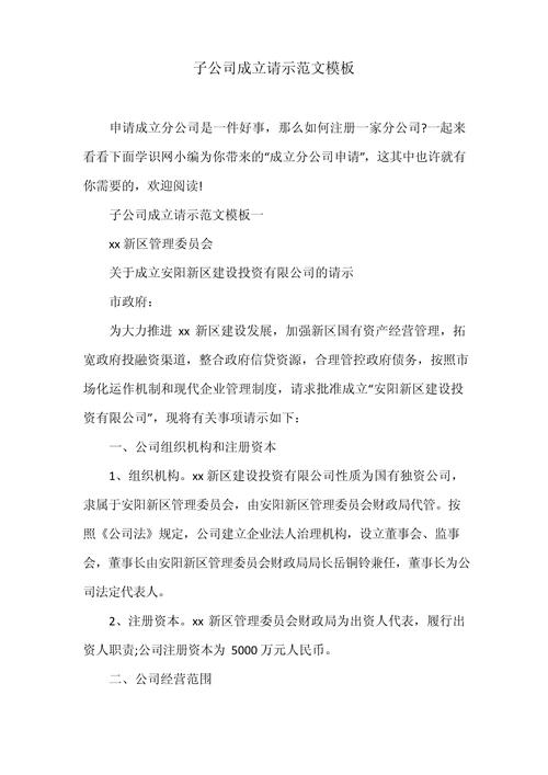 公司网站建设请示