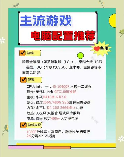 游戏电脑配置3，让你的游戏更流畅，更高效