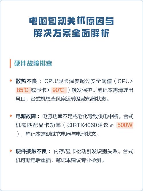 电脑自动关机的原因与解决方法