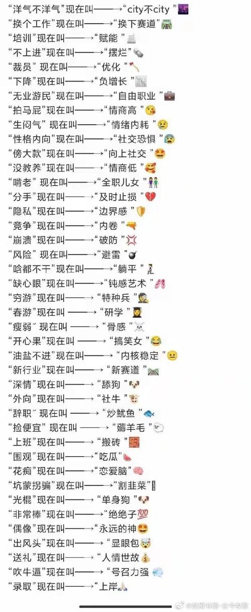 网络俚语及含义指南