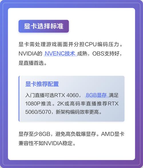 游戏直播电脑配置指南，让直播更顺利
