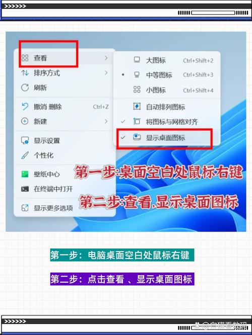 电脑桌面图标不显示，解决之道