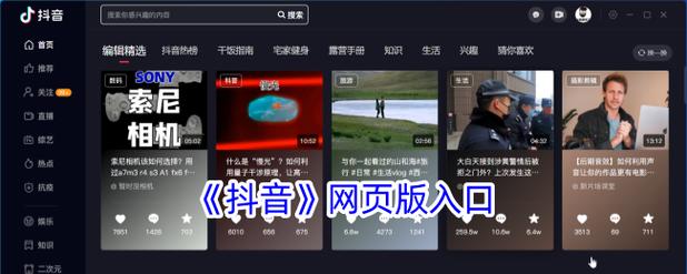 如何在抖音网页播放和特效上取得佳绩？