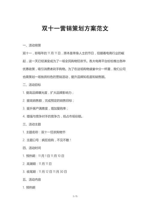 网络营销推广策划案