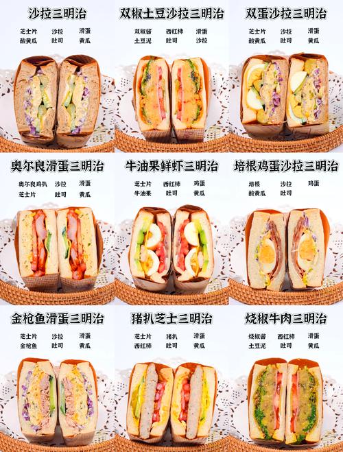 三明治，1%必吃的食物，养生又美味的制作指南