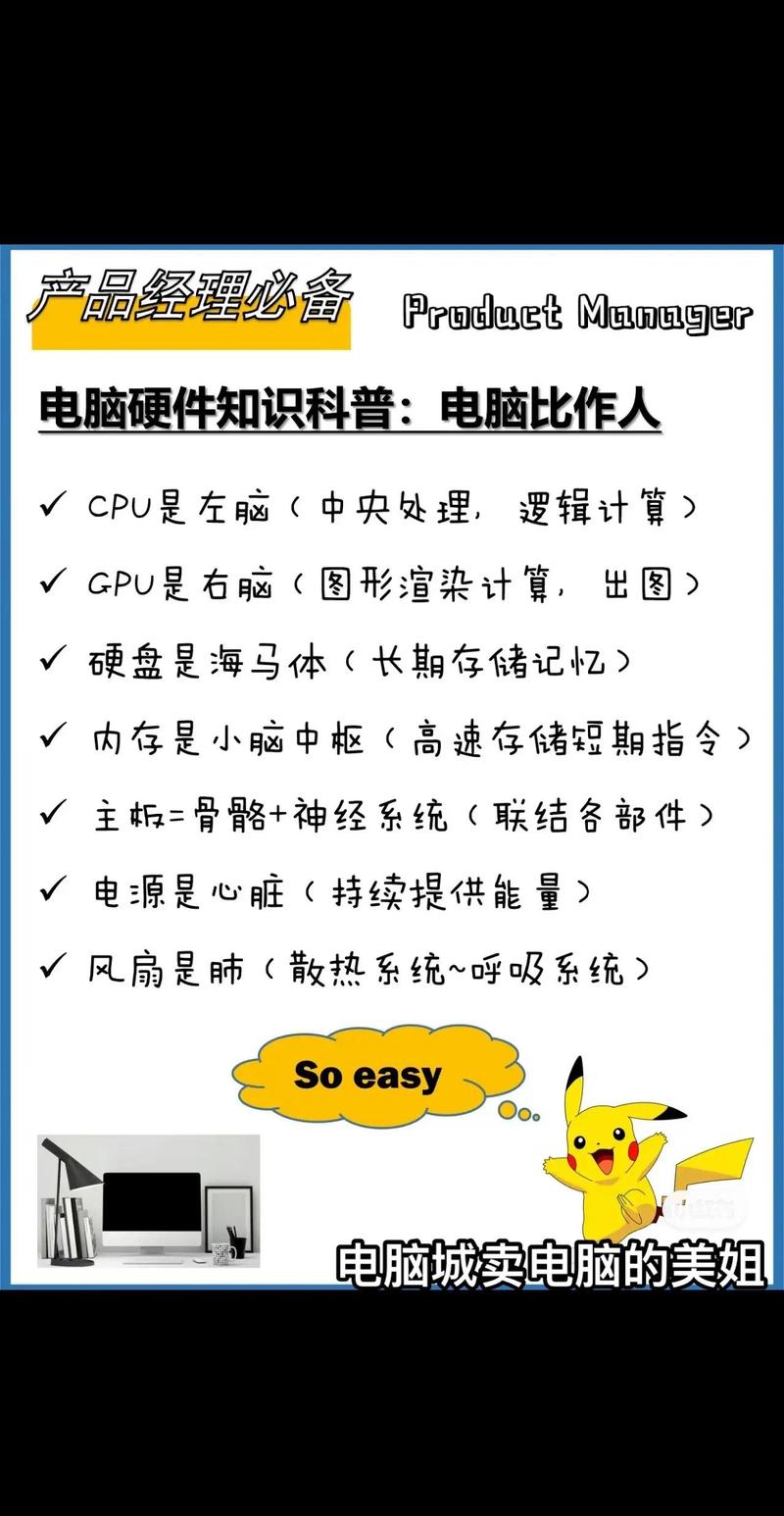 电脑硬件知识学习，小天才宝的装备之光