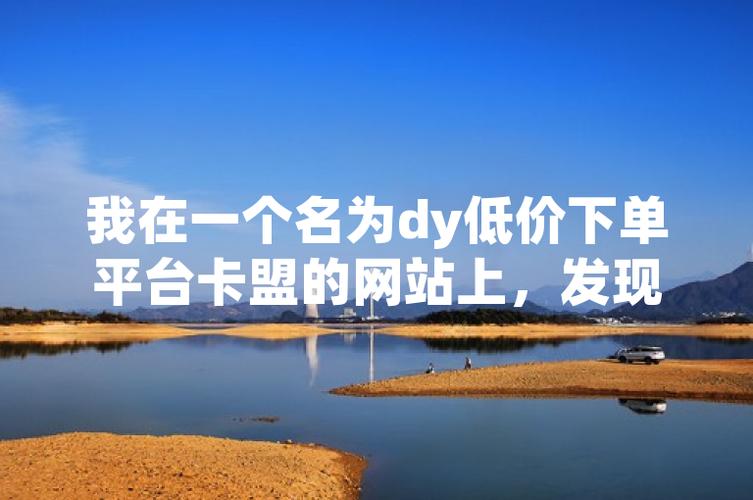 卡盟 dy,低价解得你!