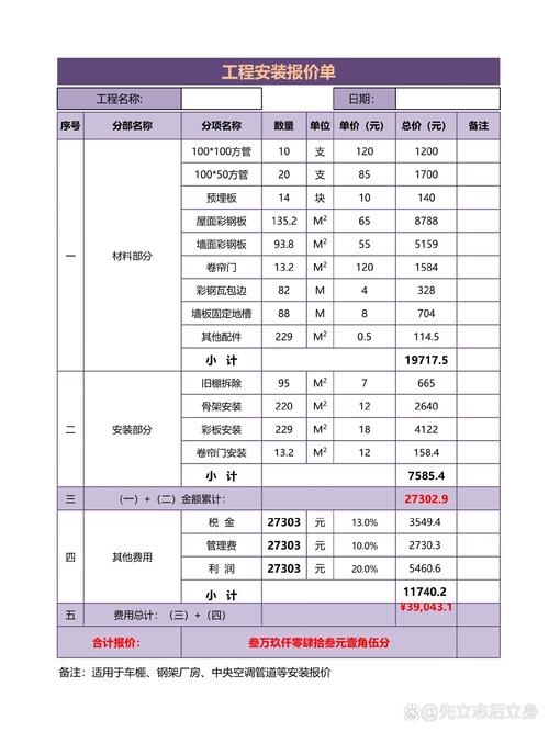 网站建设报价单格式指南