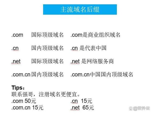 网络域名后缀指南，让互联网充满活力的关键词！