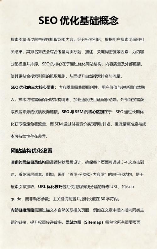 手机网站SEO优化，从入门到精通