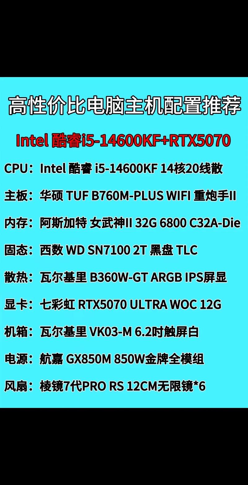 电脑主机都需要什么配置