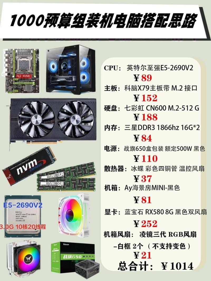 电脑主装机什么配置好