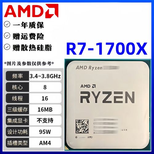 amd r7 1700cpu安装