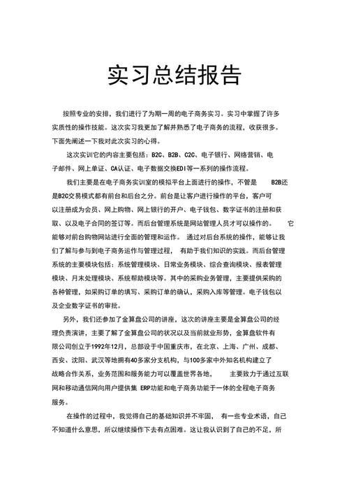 电子商务网站建设心得