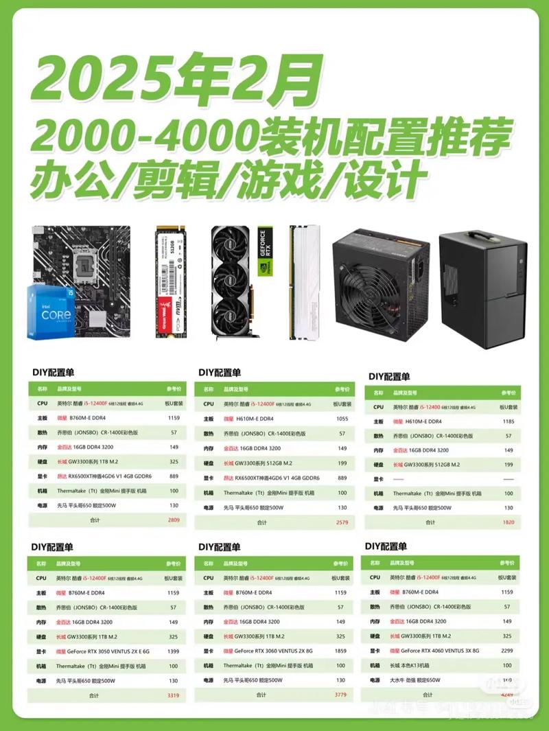 组装电脑的这些关键配置，让你的设备完美运行！