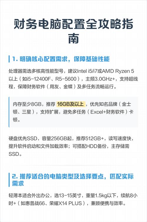 电脑配置指南，让你高效办公，无需花太多时间！