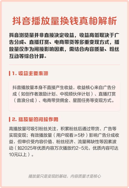 为什么抖音的播放时间决定了你的收益?