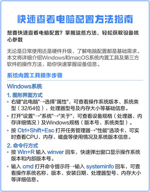 电脑配置升级指南