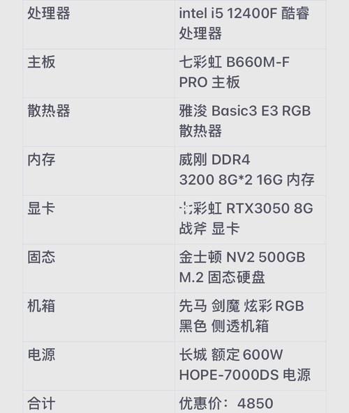 商用电脑推荐配置