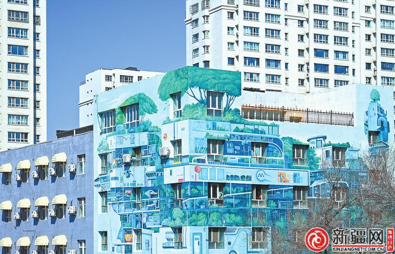 墙绘设计，现代建筑的视觉盛宴