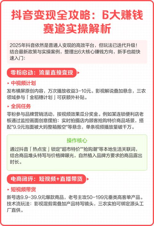如何免费代抖音赚钱，从直播平台到流量变现