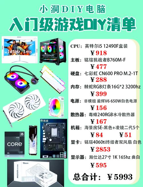 电脑组装配置报价指南