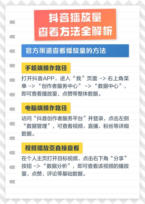 如何获取抖音播放量数据