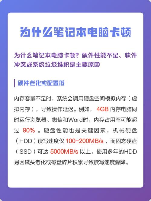 为什么电脑很卡？
